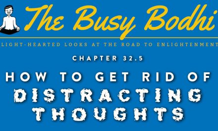 Busy Bodhi: How to Get Rid of Distracting Thoughts