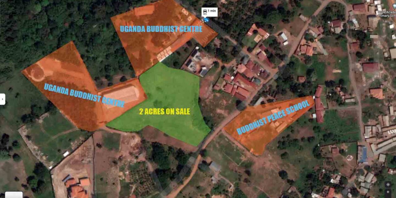 Invitation to help Uganda Buddhist Center purchase 2 acres of land